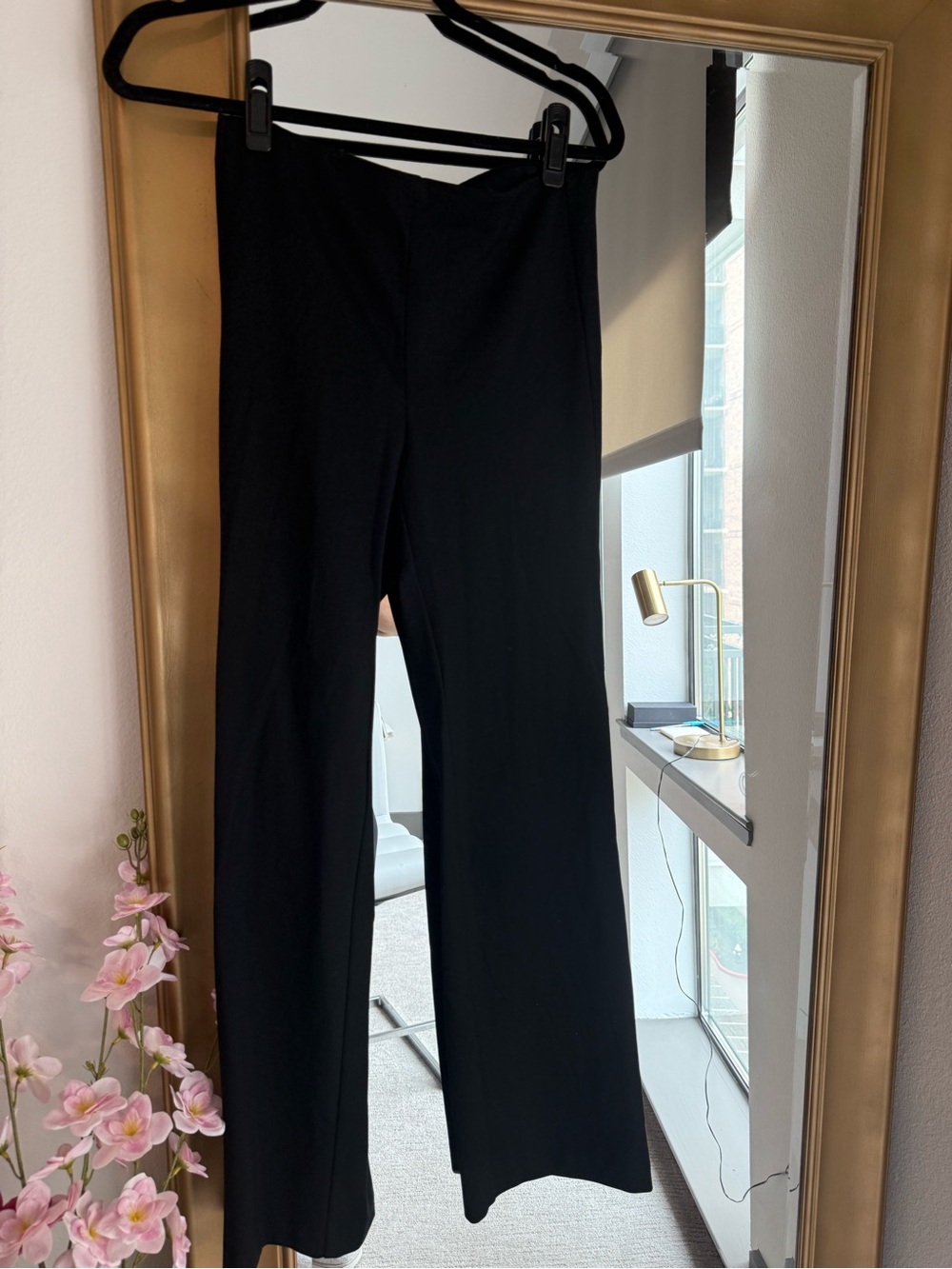 Calvin Klein Black Wide-Leg Pants